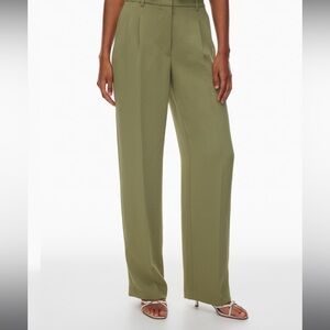 Hunter Green Effortless Pants Wilfred Aritzia
